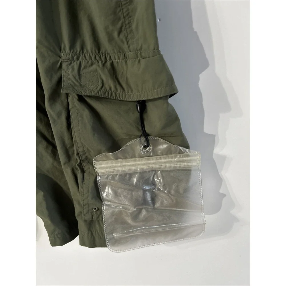 Mens Boy Scouts Mesh Lined Swim Cargo Shorts Sz Med Waterproof Pouch